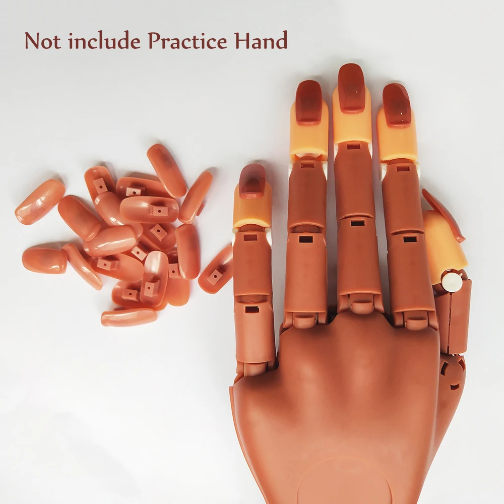 400 шт накладные ногти Профессиональный инструмент для ногтей практический ручной Маникюр Инструменты содержит 5 размеров