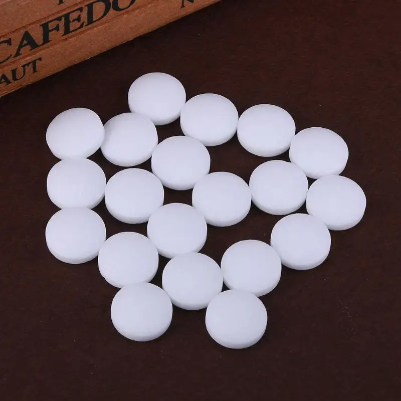 1 упаковка натуральная камфора мяч Camphor белый Mothballs шарики от моли насекомых