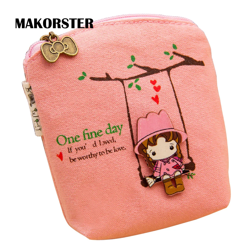 MAKORSTER Coin Wallet for Women Cute Purse Pouchs For Travel Ladies