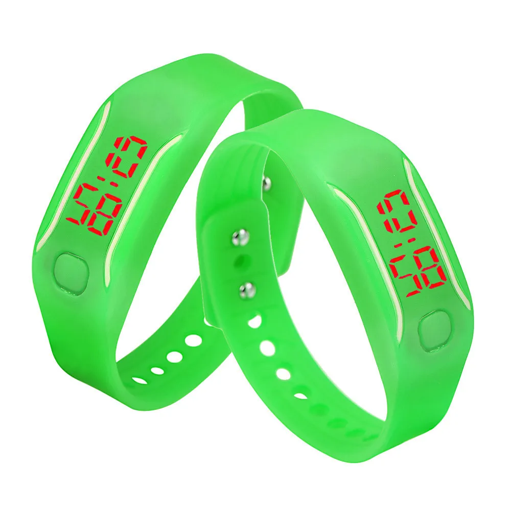 

Silicone LED Watch Date Sports Bracelet Digital Wrist Watch Womens Ladies Montre femme Digital dial classical Ladies Clocks B30