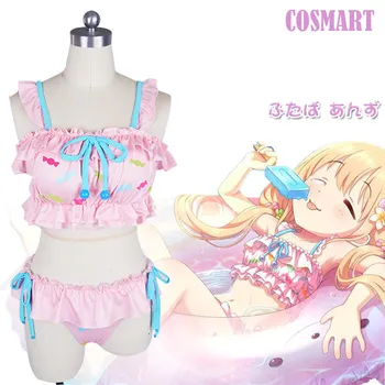 

Anime The IDOLM@STER Cinderella Girls: Starlight Stage Futaba Anzu Swimsuit Girl Sweet Halloween costume For Women Free Shi