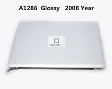 A1286 2008 Glossy Full assembly 100% New LCD ScreenComplete Assembly For Macbook Pro 15” A1286 Glossy 2008 year