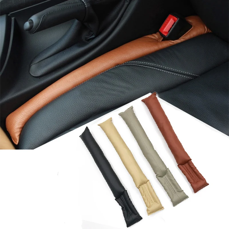 

1Piece Universal Car Seat Space Cover PU Leather Soft Mat Auto Faux Car Seat Pad Gap Fillers Holster Spacer Filler Padding