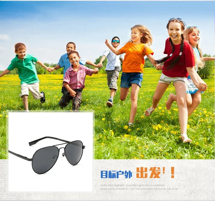 Лаура модные детские солнечные очки для мальчиков покрытие самолета Polaroid защита от ультрафиолета, от солнца очки дети Gafas De Sol