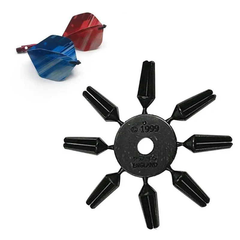 

8pcs/Set Alloy Darts Flight Savers Protectors Dart Wing Tail Protector Steel Soft Tip Darts Accessories White Black Darts Flight