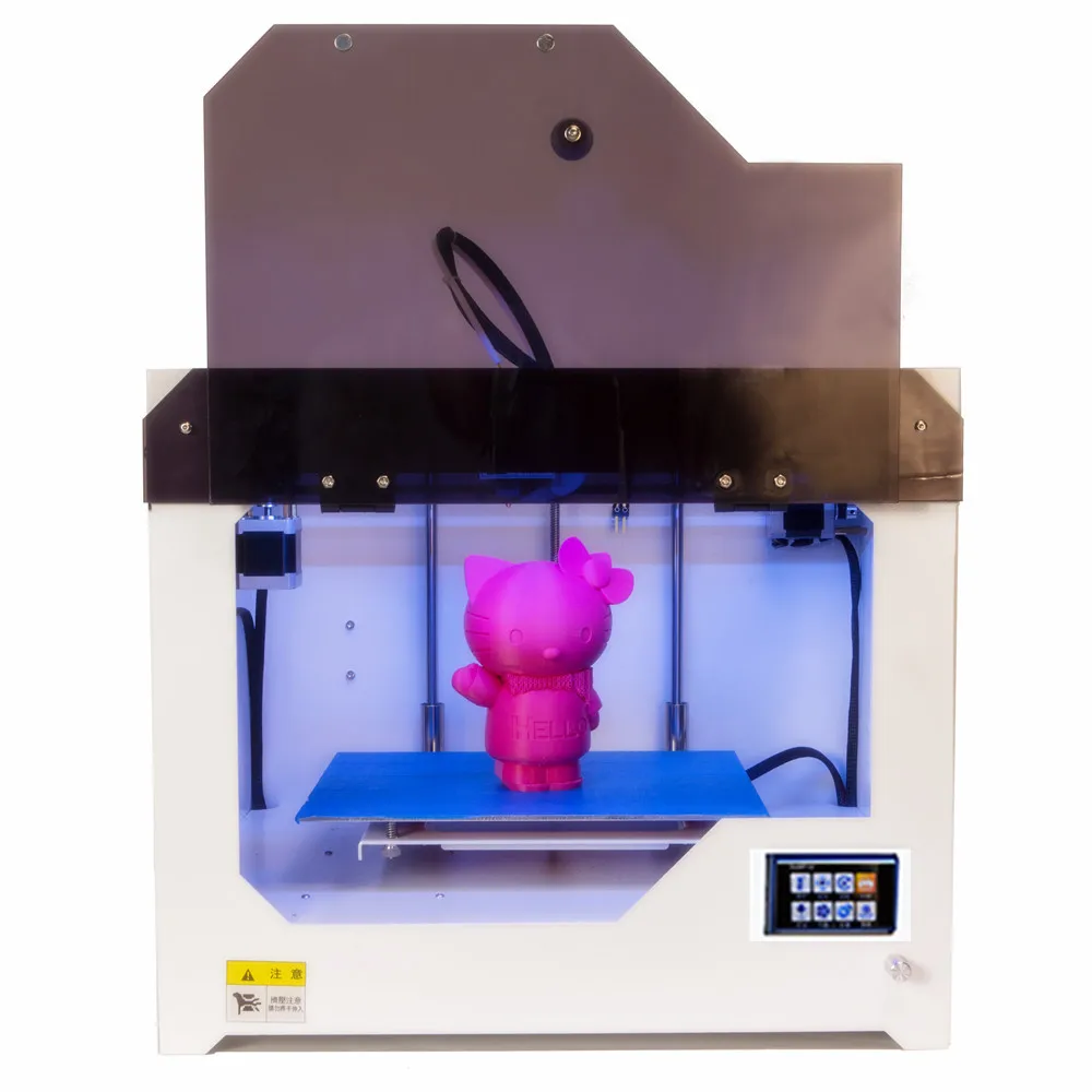 High Precision 3D Printer Metal Frame 3D Printer with Free 3D Filaments PLA ABS Filament
