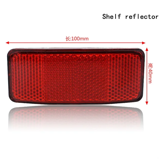 Warning Bicycle Spoke Reflector On Bicycle Wheel Bike Reflective MTB Road Cycling Reflector Safe Bicycle Cycling Accessories - Color: Shelf reflector