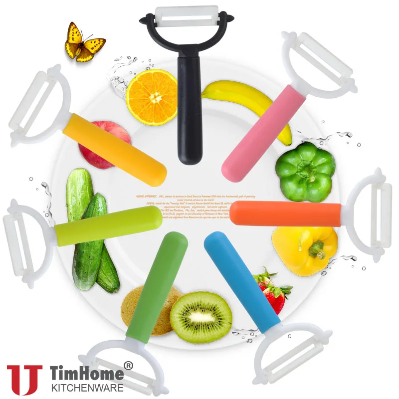 

Timhome Ceramic Peeler Fruit Vegetable Peeler Cooking Tool