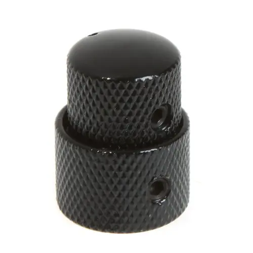 

2 PCS of (Dual Concentric Volume Tone Blend Control Knob Electric Guitar Parts Black)