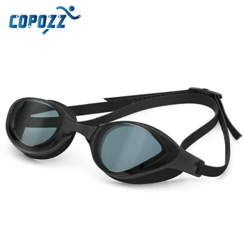 

COPOZZ Professional Waterproof Plating Clear Double Anti-fog Swim Glasses Anti-UV Men Women eyewear swimming goggles with case