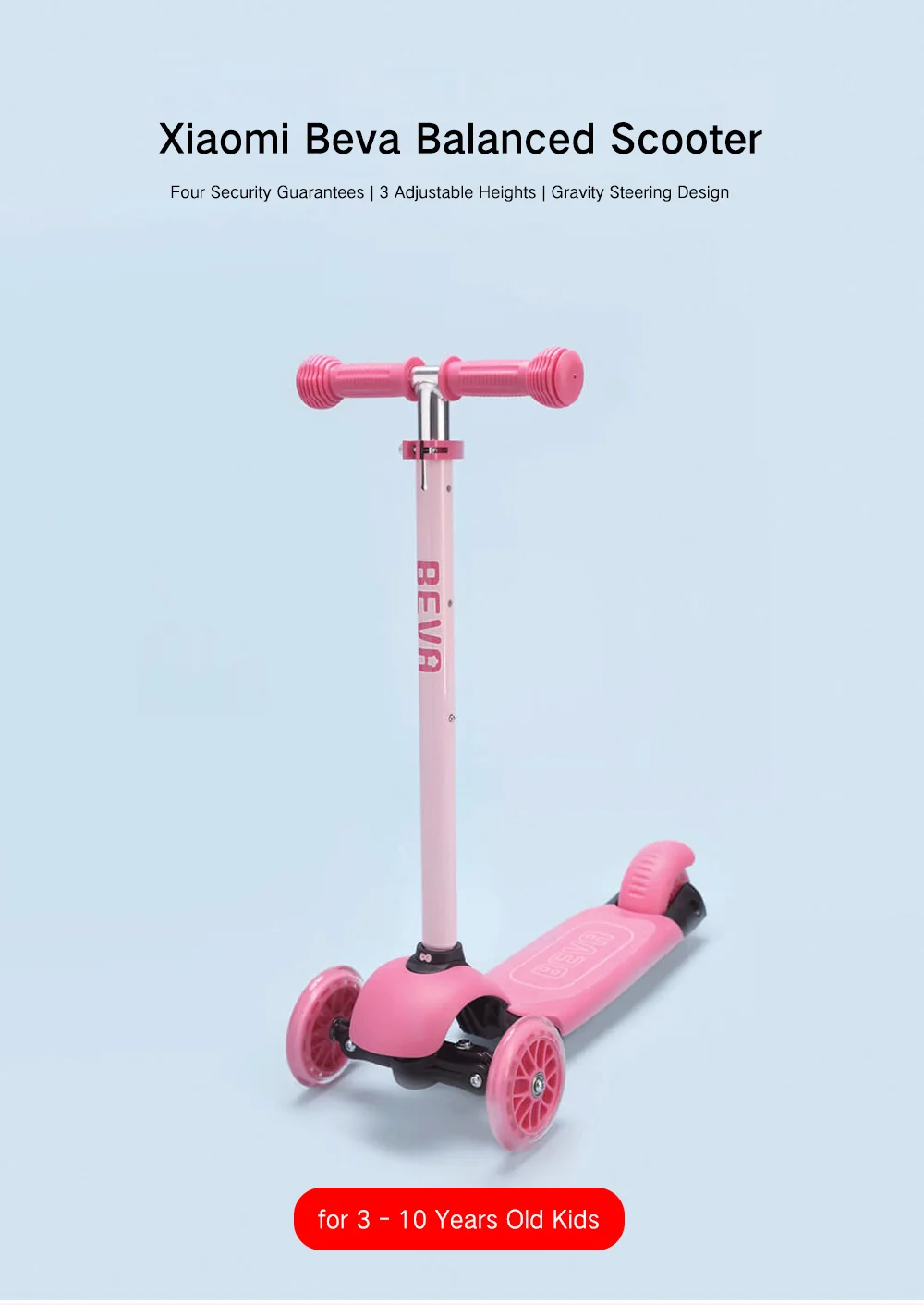 scooters for under 3 years