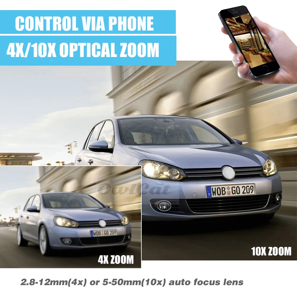 Full HD 1080P IP камера PTZ 2MP 5MP 4X 10X ZOOM моторизованный Автофокус Объектив Обнаружение