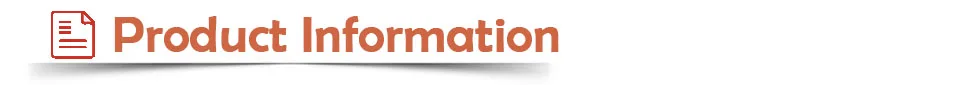product information