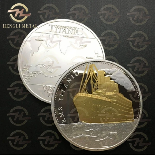 RARE SILVER & GOLD TITANIC 100 YEAR ANNIVERSARY COIN