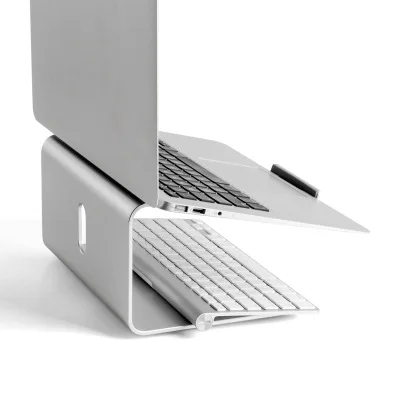 

6pcs 17" Aluminum Alloy Desktop Laptop Cooling Holder STAND for MacBook Air Pro Stand Ergonomics Heighten Notebook MOUNT shelf