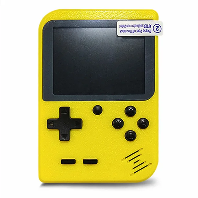 168 дюймов 8 бит ретро мини портативная игровая консоль карманный портативный игровой плеер Встроенный 2,8 классические игры семейный ТВ выход - Цвет: Yellow