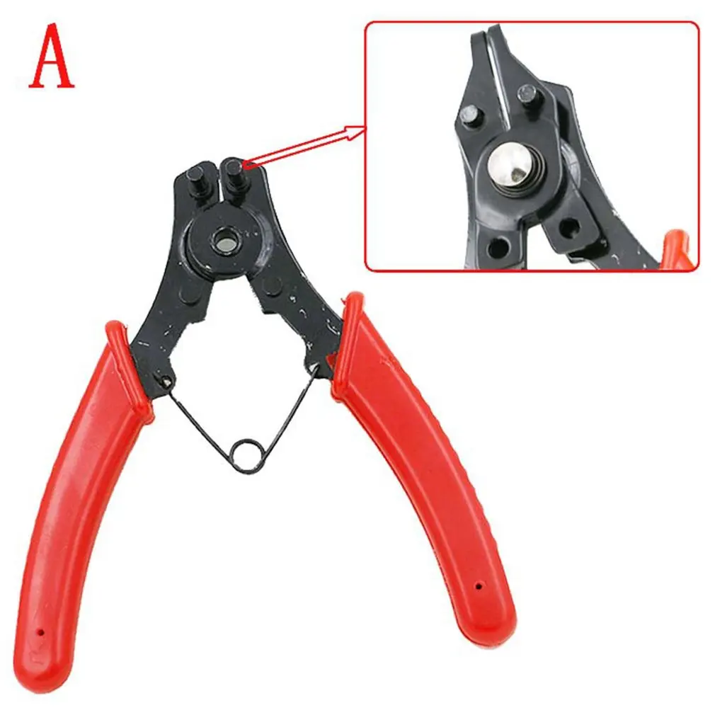 

Multi-function Four Retaining Ring Clamp Snap Ring Clamp Disassemble Spring 4in1 Circlip Pliers Four-ring circlip circlip pliers
