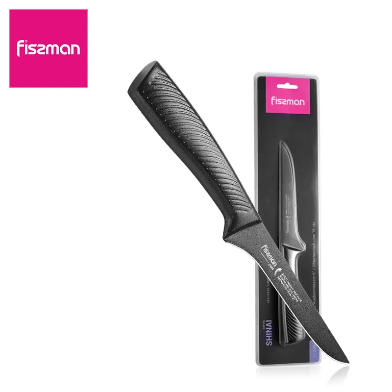 Fissman серия SHINAI 6 дюймовые ножи для косточек нож фруктов из нержавеющей стали 3cr14 с