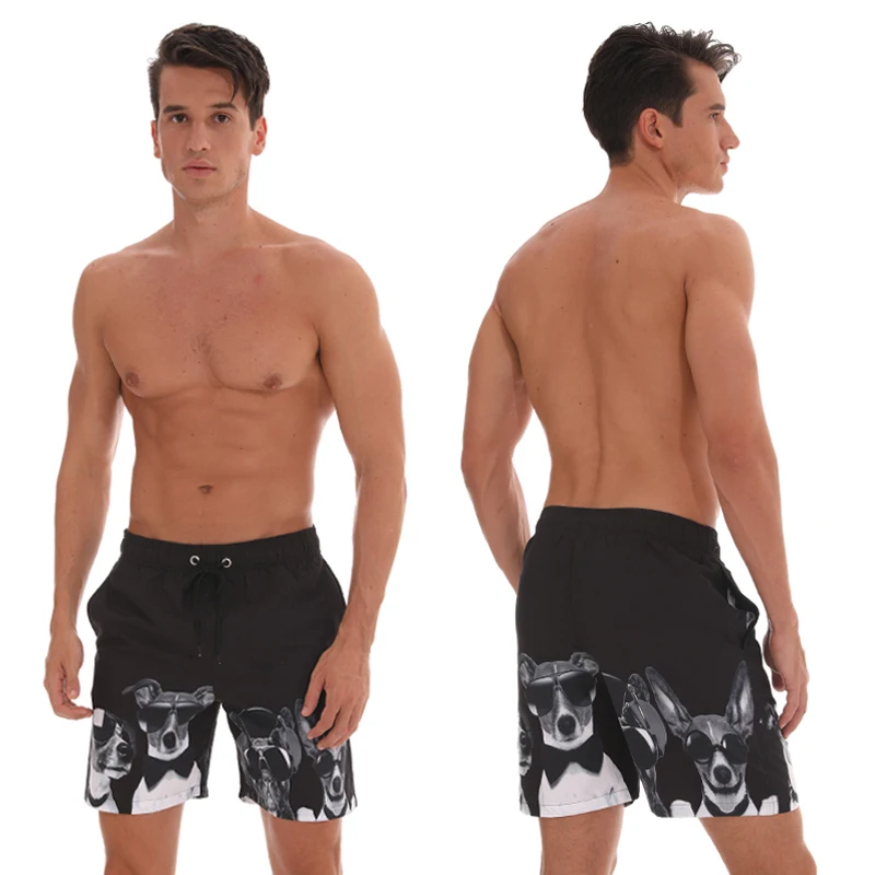 Escatch мужская пляжная одежда эластичный пояс быстросохнущие плавки плюс размер XXXL для купания, сёрфинга Боксеры Шорты