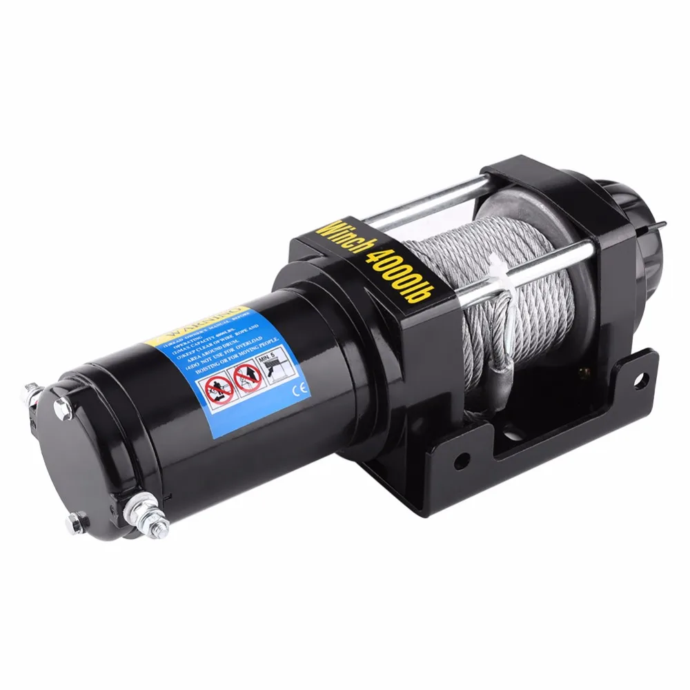 DC 12V 4000lbs электрическая лебедка подъема инструментов отражатели ATV для прицепа