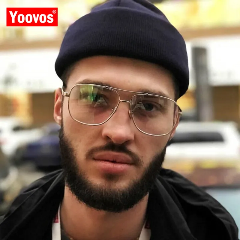 

Yoovos New 2019 Vintage Metal Sunglasses Men Luxury Big Frame Classic Retro Oculos De Sol Feminino Party Shopping Glasses UV400