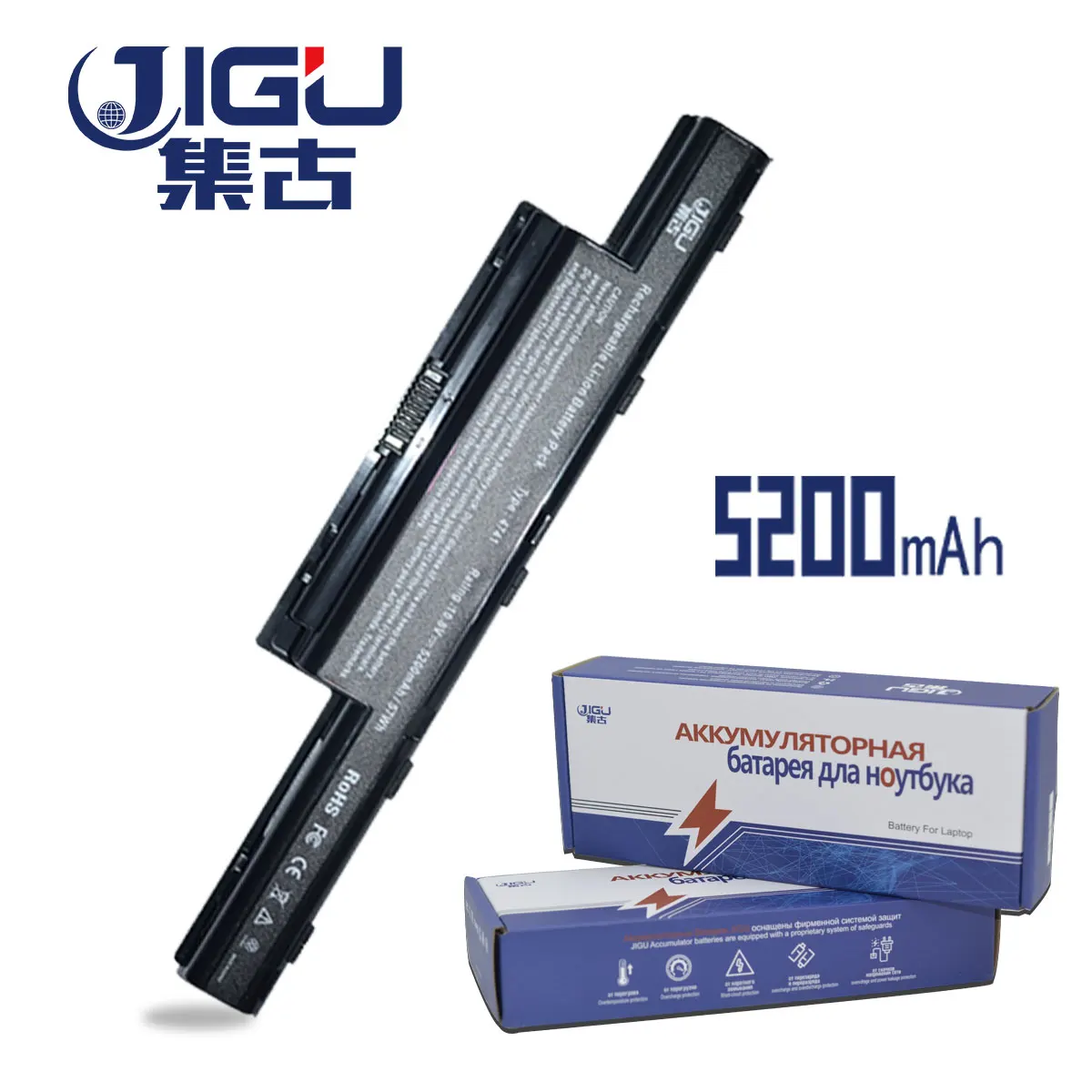 Аккумулятор JIGU 7750g для ноутбуков Acer AS10D31 AS10D3E AS10D41 Aspire 5252 5252G 5253 5742G 5750 5750TG 5336G 5551 5551G