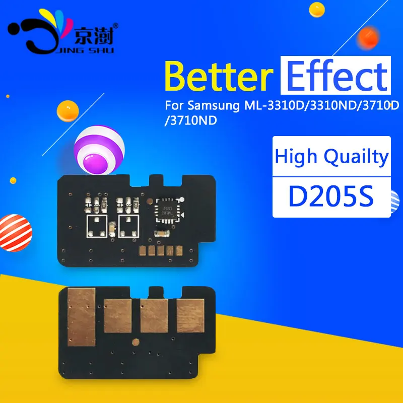 5 шт./лот MLT-D205S D205S 205 сброса тонера чип для samsung мл 3310D 3310ND 3710D 3710ND SCX-5637HR 4833HD 3310 3710 5637