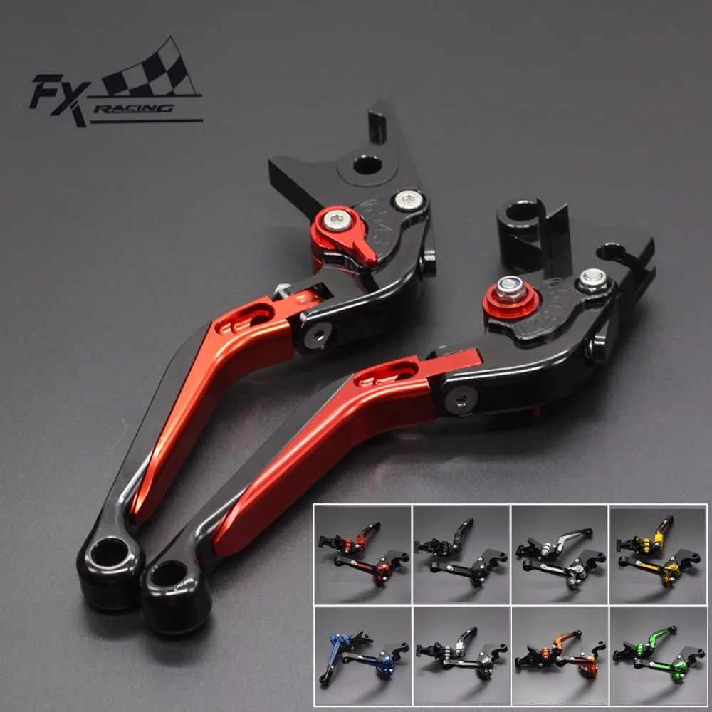 

FX CNC Motorcycles Folding Extendable Brake Clutch Lever Aluminum Adjustable For Kawasaki ZX636R ZX6RR 2005 - 2006 Accessories