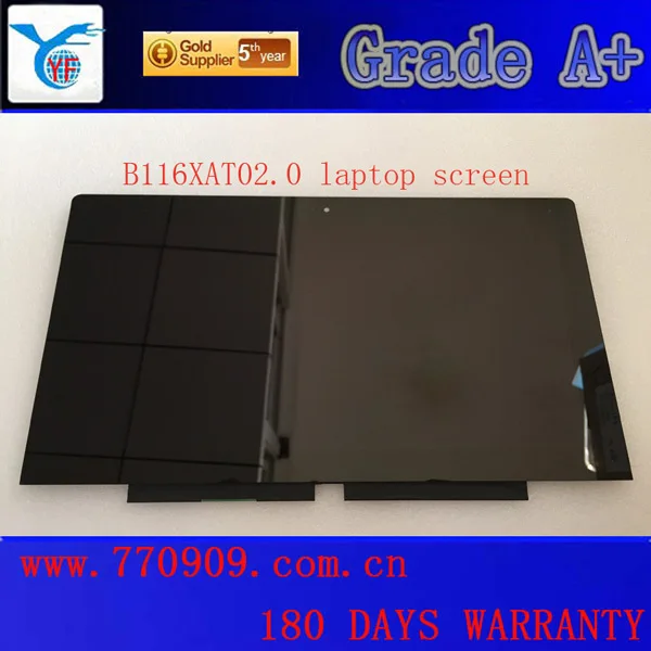 

IDEAPAD YOGA 11S touch screen B116XAT02.0 FRU 18201138 without bezel