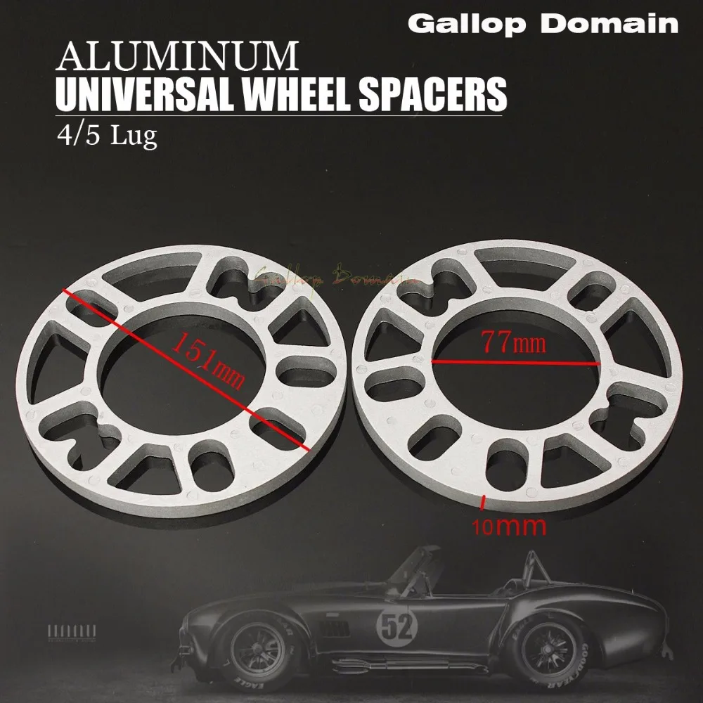 1 шт. Профессиональные 10 мм сплав алюминиевые колесные проставки панель прокладок 4 и 5 Луг шпильки подходят для VW Аксессуары для стайлинга автомобилей