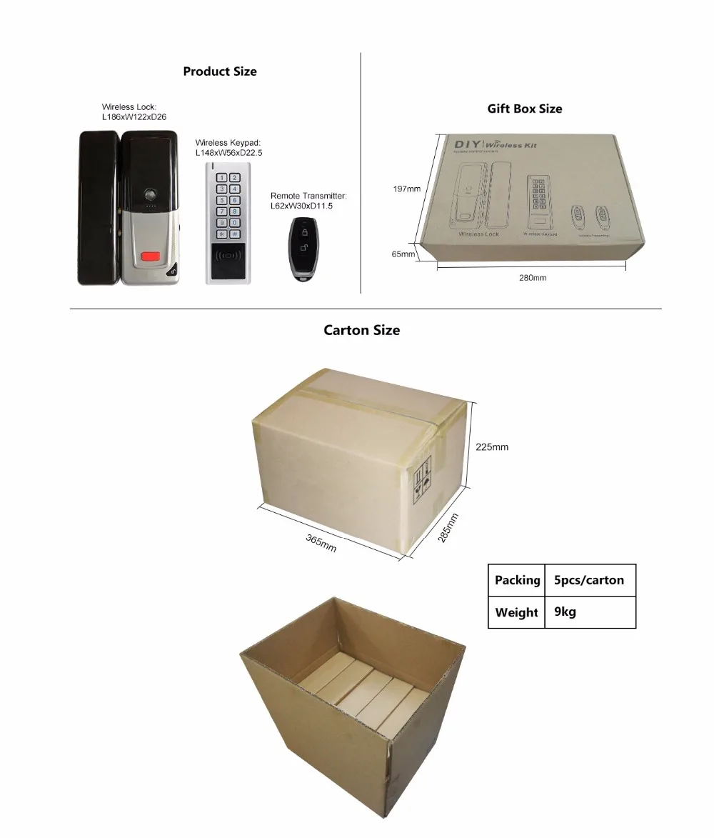 wireless glass door lock (2)