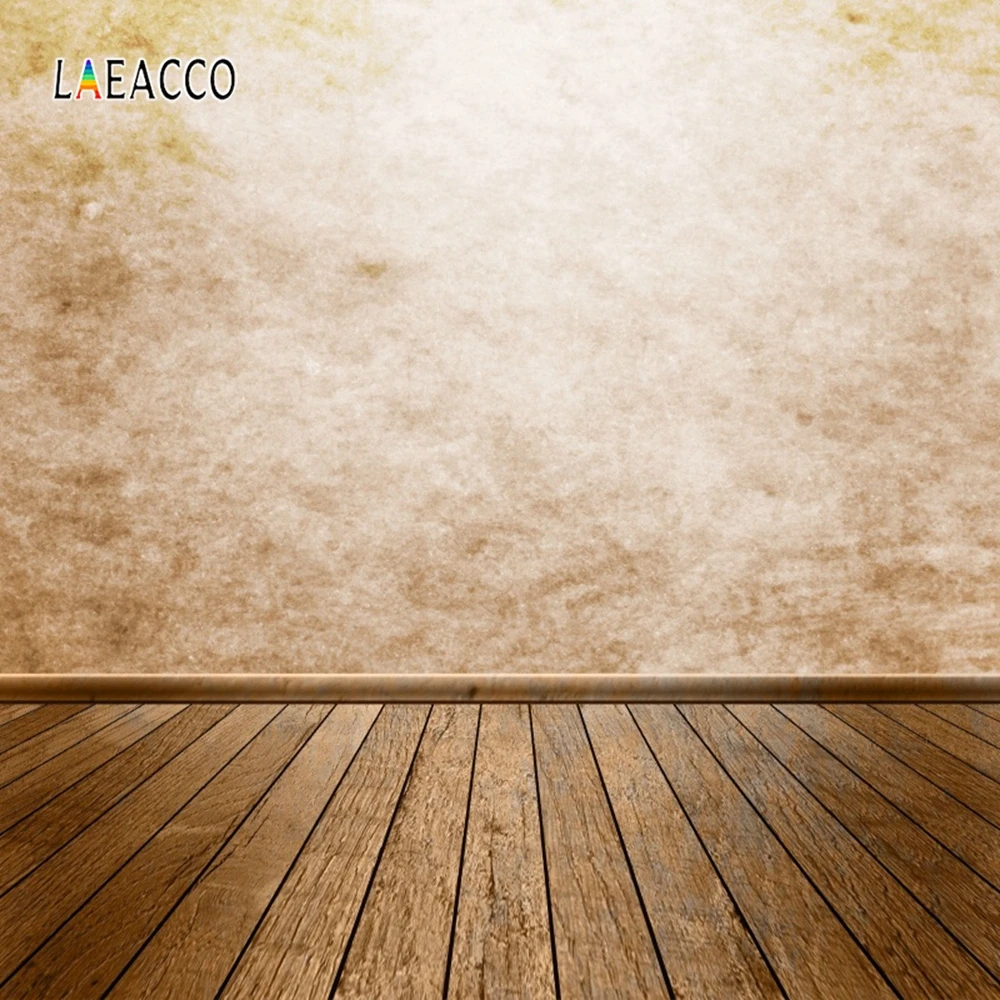 

Laeacco Vintage Wall Wooden Flooring Portrait Grunge Photography Backgrounds Customized Photographic Backdrops For Photo Studio