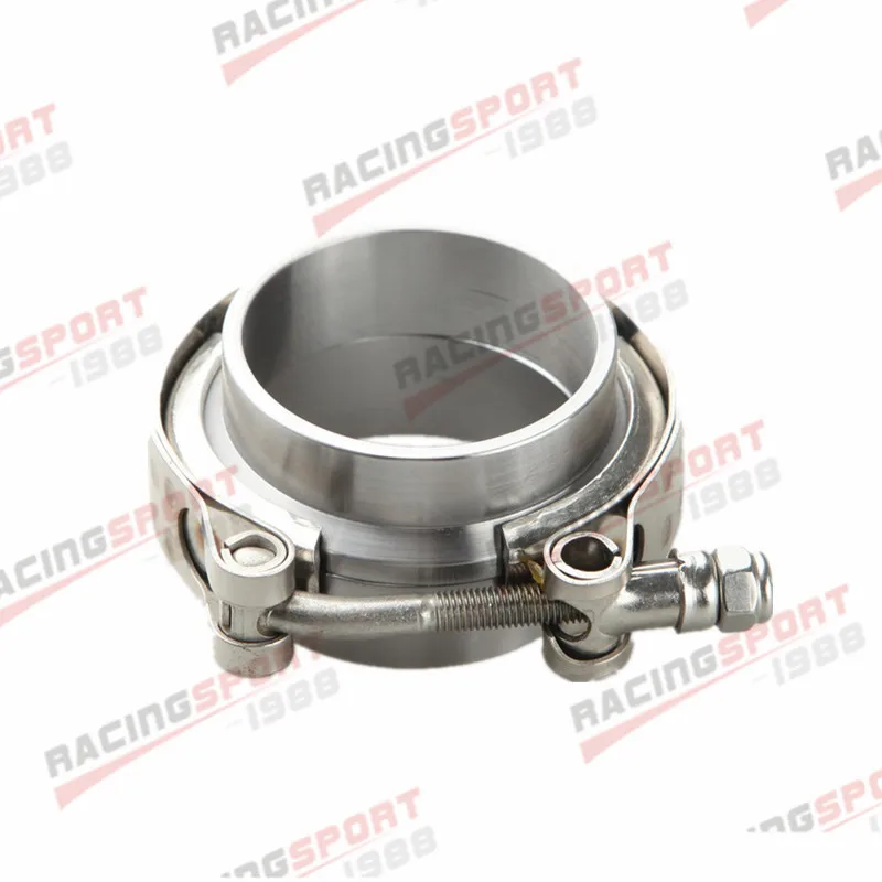 

2" V-Band Clamp & Flange Kit Mild Steel Downpipe Intercooler Turbo