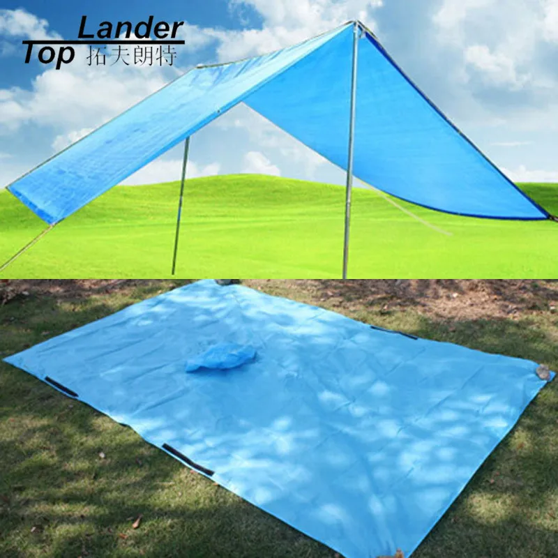 

3 in 1 Multi-function Rain Poncho Tarp Mat for Travel Hunting Camping Hiking Jackets