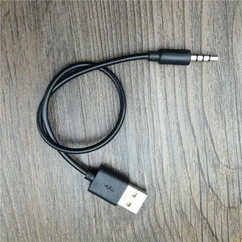 

USB a male to 3.5 MM male charging cable, computer audio car MP3 bluetooth headset charger cables