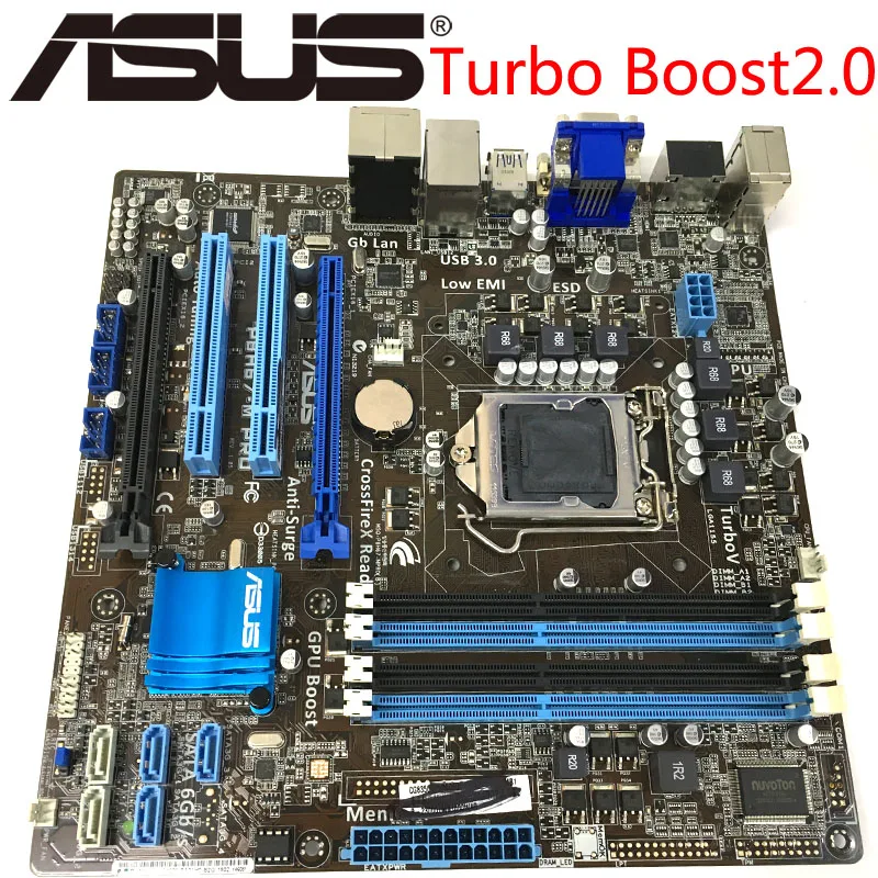 Материнская плата Asus P8H67-M PRO для настольных ПК H67 Socket LGA 1155 i3 i5 i7 DDR3 32G u ATX UEFI биос оригинальная б/у оригинальная материнская плата