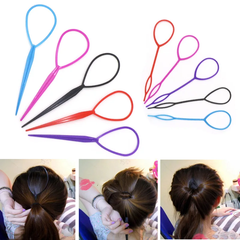 6pcs Simple Hair Bun Maker Multifunctional Hair Accessories For