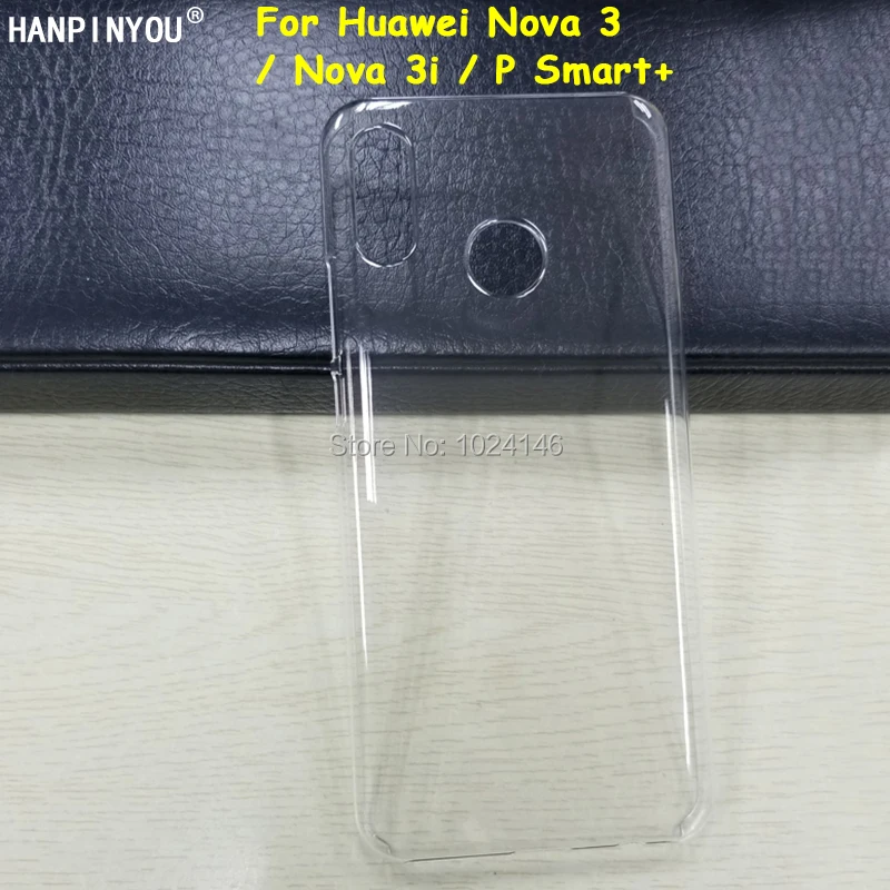 

For Huawei P Smart Plus / Nova 3 3i Nova3 Nova3i 6.3" New Slim Crystal Transparent Hard PC Back Case Cover Protection Skin Shell