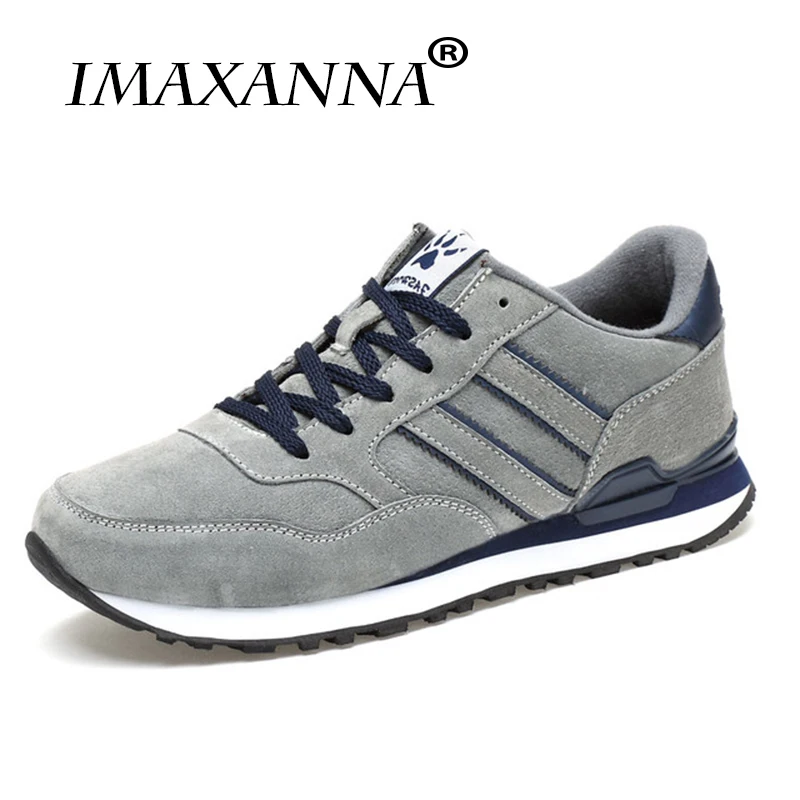 

IMAXANNA 2018 New Arrival Autumn Winter Men's Trainers Sneakers Running Shoes Comfortable Jogging Sneakers Mens Sport Trainers