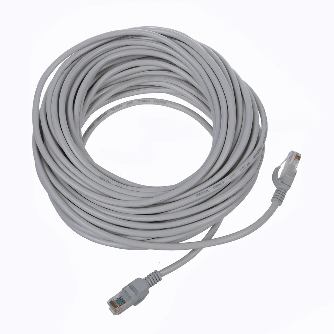 50 ft CAT 5e LAN Network Cable 350MHz RJ 45 connector WHITEin