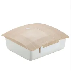 Один Слои коробка для завтрака пригодная для использования в микроволновке коробки для обедов бенто детский пищевой контейнер для