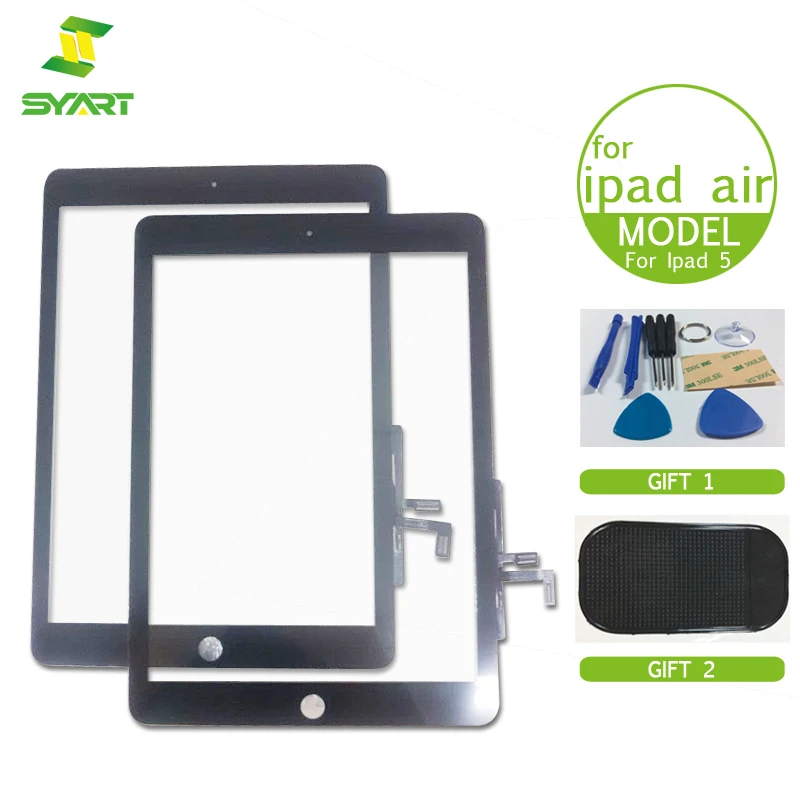 SYART без домашней кнопки для ipad 5 сенсорный экран стекло дигитайзер Замена air