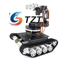 Mechnical Arm 6 DOF Gimbal+ в сборе TS100 отслеживаемый Танк+ металлическая База вращения