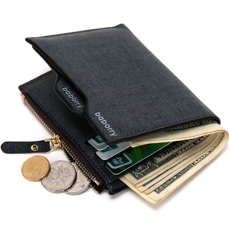 2016 New Fashion Men Wallets Bifold Wallet ID Card Holder Coin Purse Pockets Clutch with Zipper Men Wallet with Coin Bag Gift 2016 New Fashion Men Wallets Bifold Wallet ID Card Holder Coin Purse Pockets Clutch with Zipper Men Wallet with Coin Bag Gift