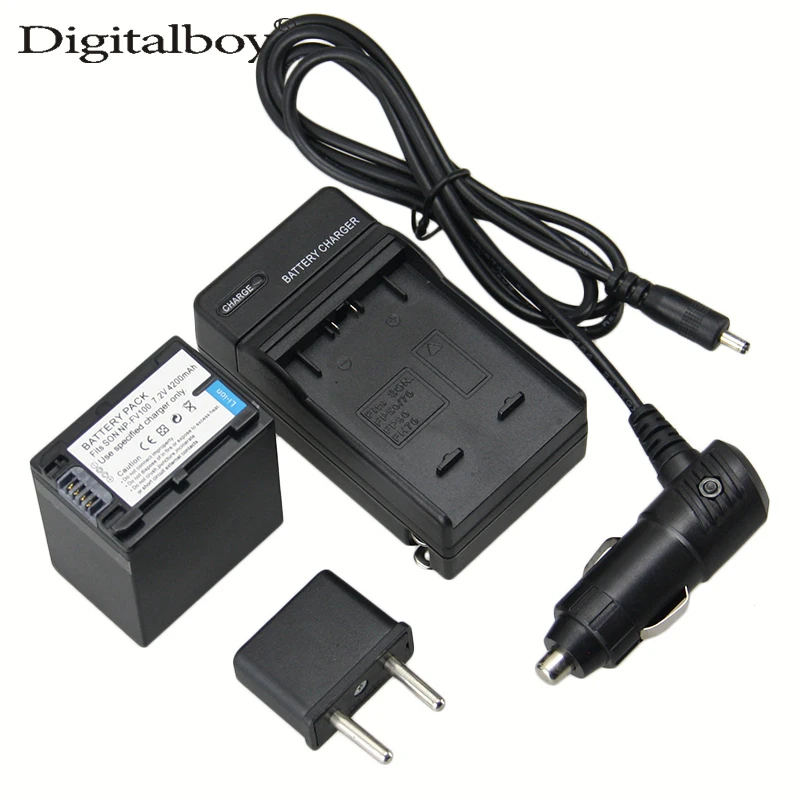 DigitalBoy NP FV100 FV100 NP FV100 Battery+Charger+Car Charger+Plug For