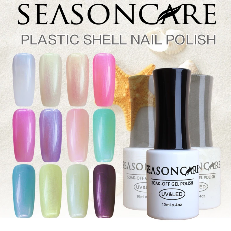 SEASONCARE Гель Лак Для Ногтей Салон Французский Оболочки Эффект УФ Советы длительный