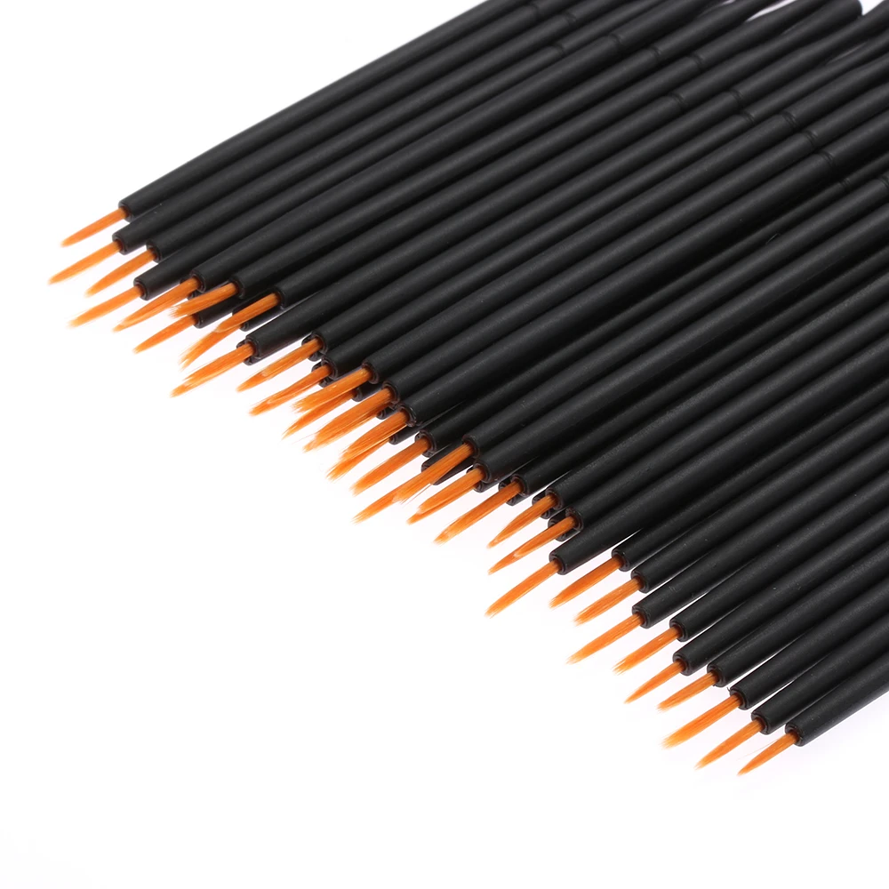 

50pcs/set Disposable Eyeliner Brush Wand Applicator Eye Cosmetics Tools Eyelash Extension Tools Beauty Brushes