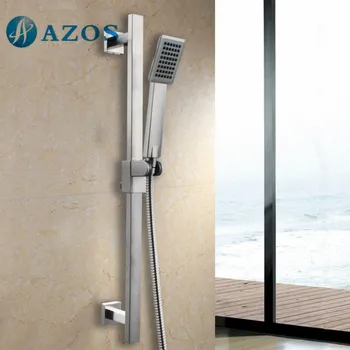 

Single Function Hand Shower Head with Adjustable Slide Bar, Brushed SUS304 Stainless Steel Color LYTZ071