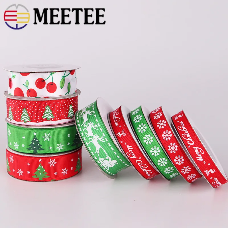 Meetee 2 шт. (1 = 9 м) Рождественская елка корсажные ленты DIY подарок для обертывания