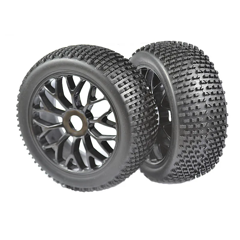 4PCS 1/8 RC Off Road Buggy Tire with 17mm Hub Wheel Rimbuggy tiresrc